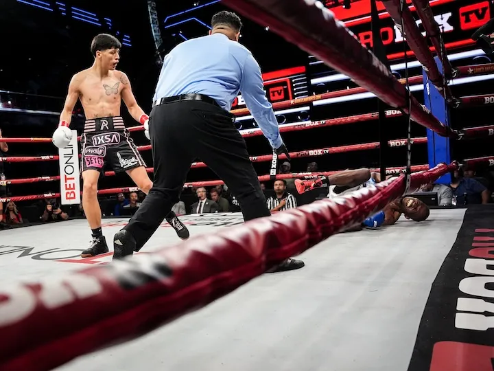 Ruben Eduardo Aguilar breaks down Louie Lopez in career-best win