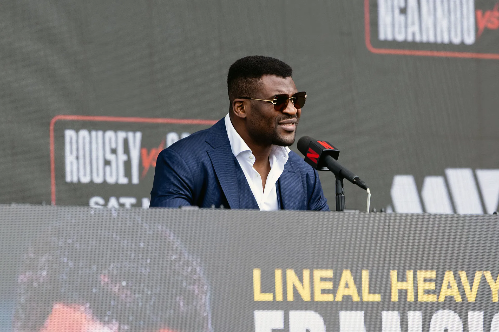 Francis Ngannou-Rico Verhoeven was explored prior to their next fights