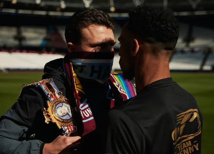 George Liddard and Tyler Denny make weight ahead of middleweight title clash