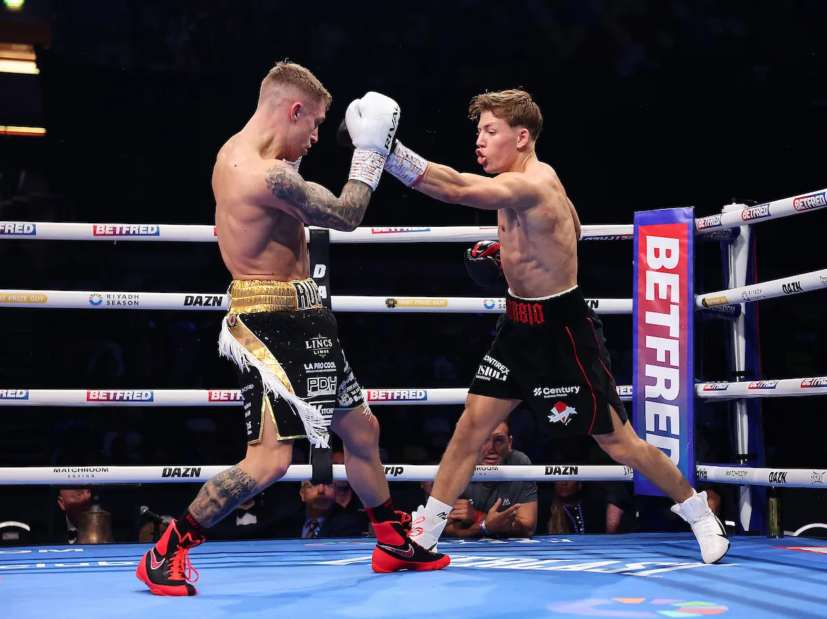 Promising Giorgio Visioli eases to first defence of English 135lbs title