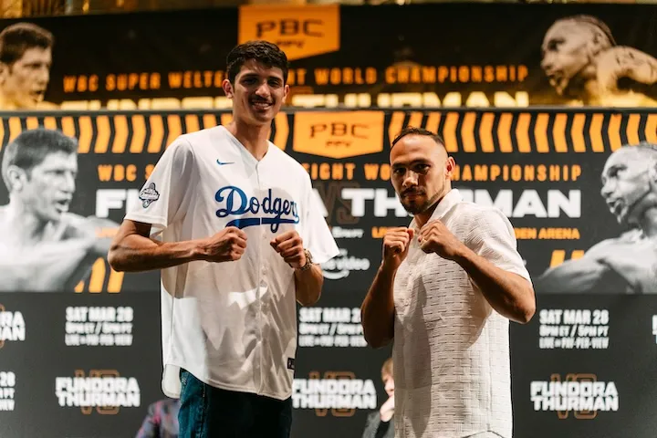 Sebastian Fundora and Keith Thurman make weight for pay-per-view showdown