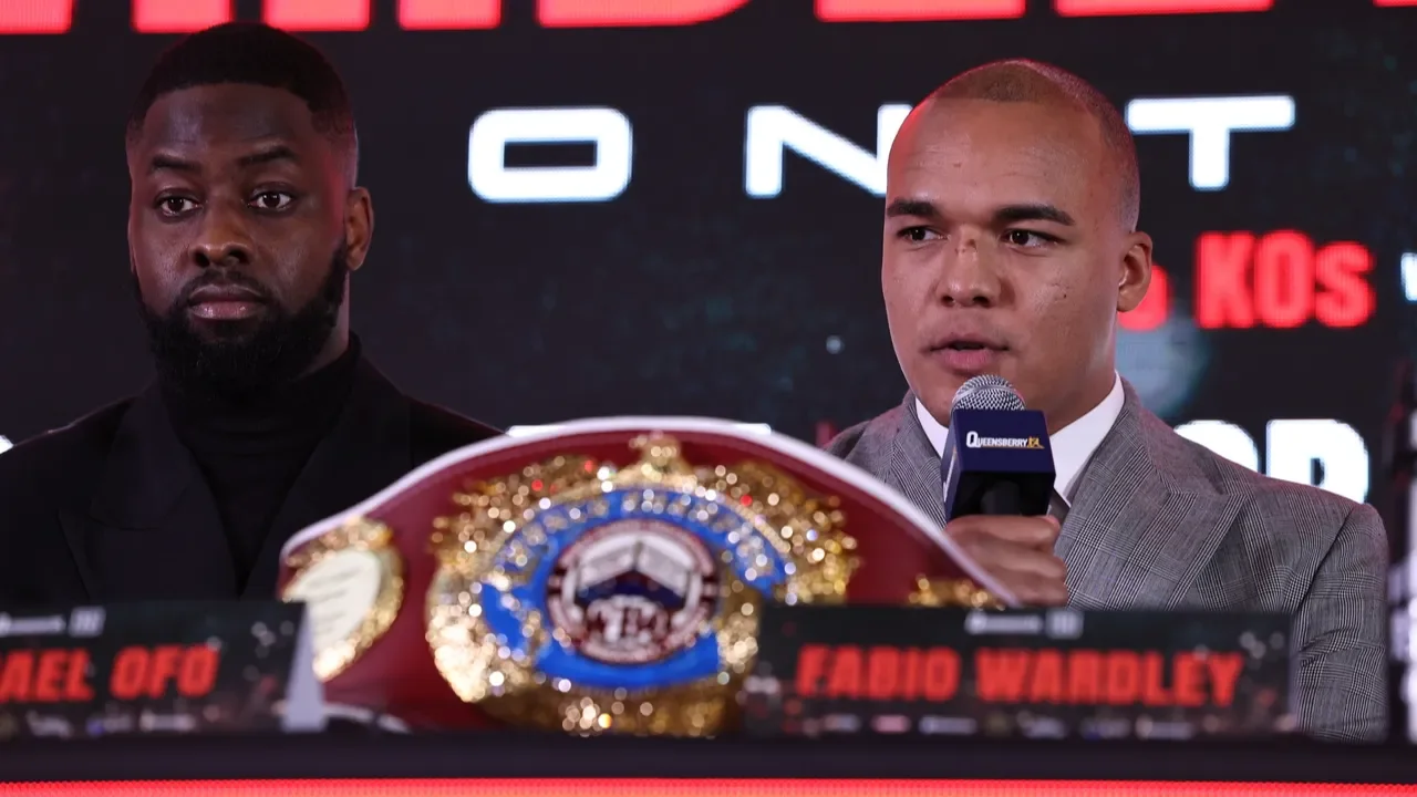 White Rhino Wardley? WBO champ reveals belt error involving Dave Allen