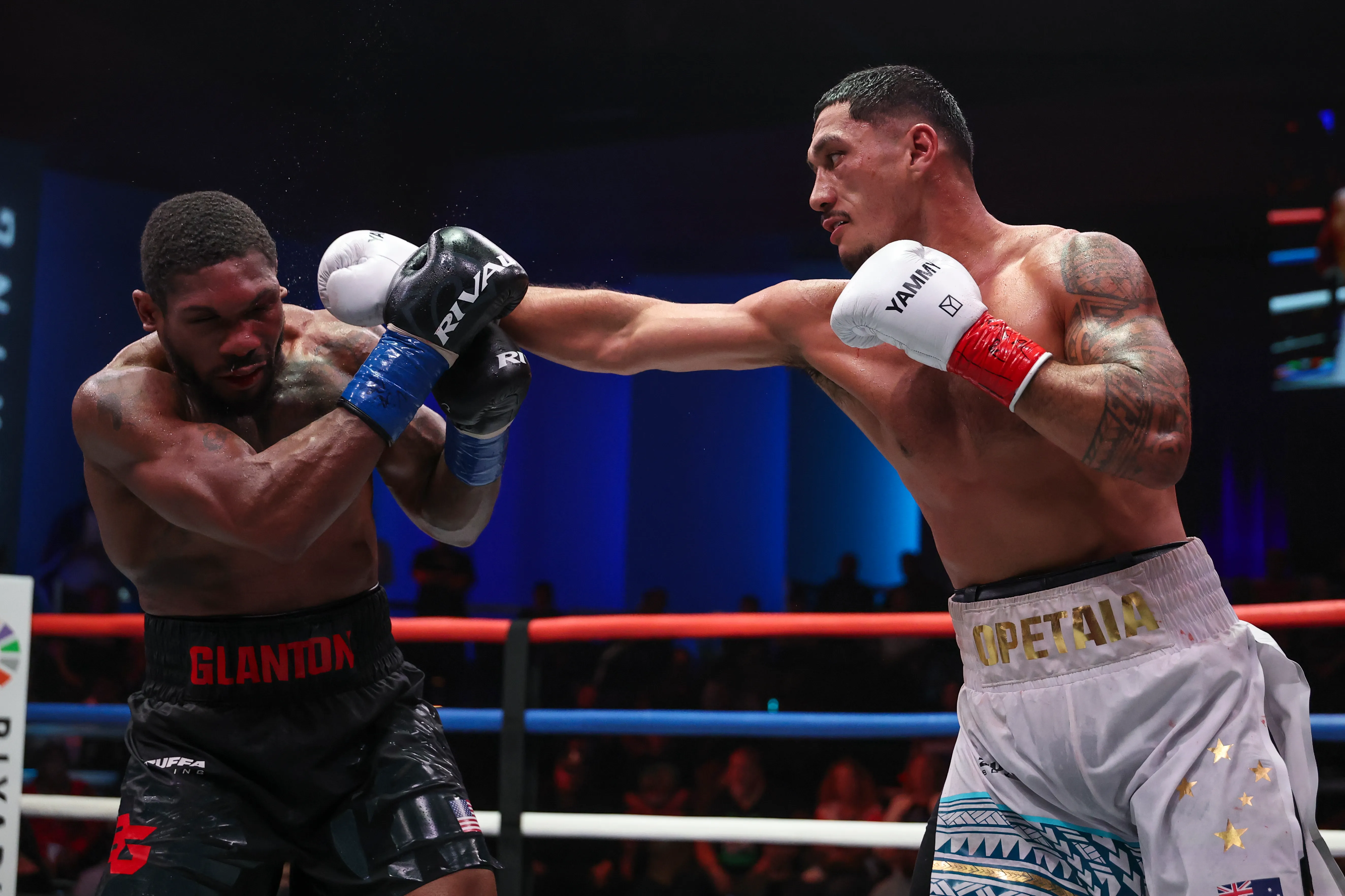 Jai Opetaia drops IBF belt, but keeps unbeaten record with win over Brandon Glanton