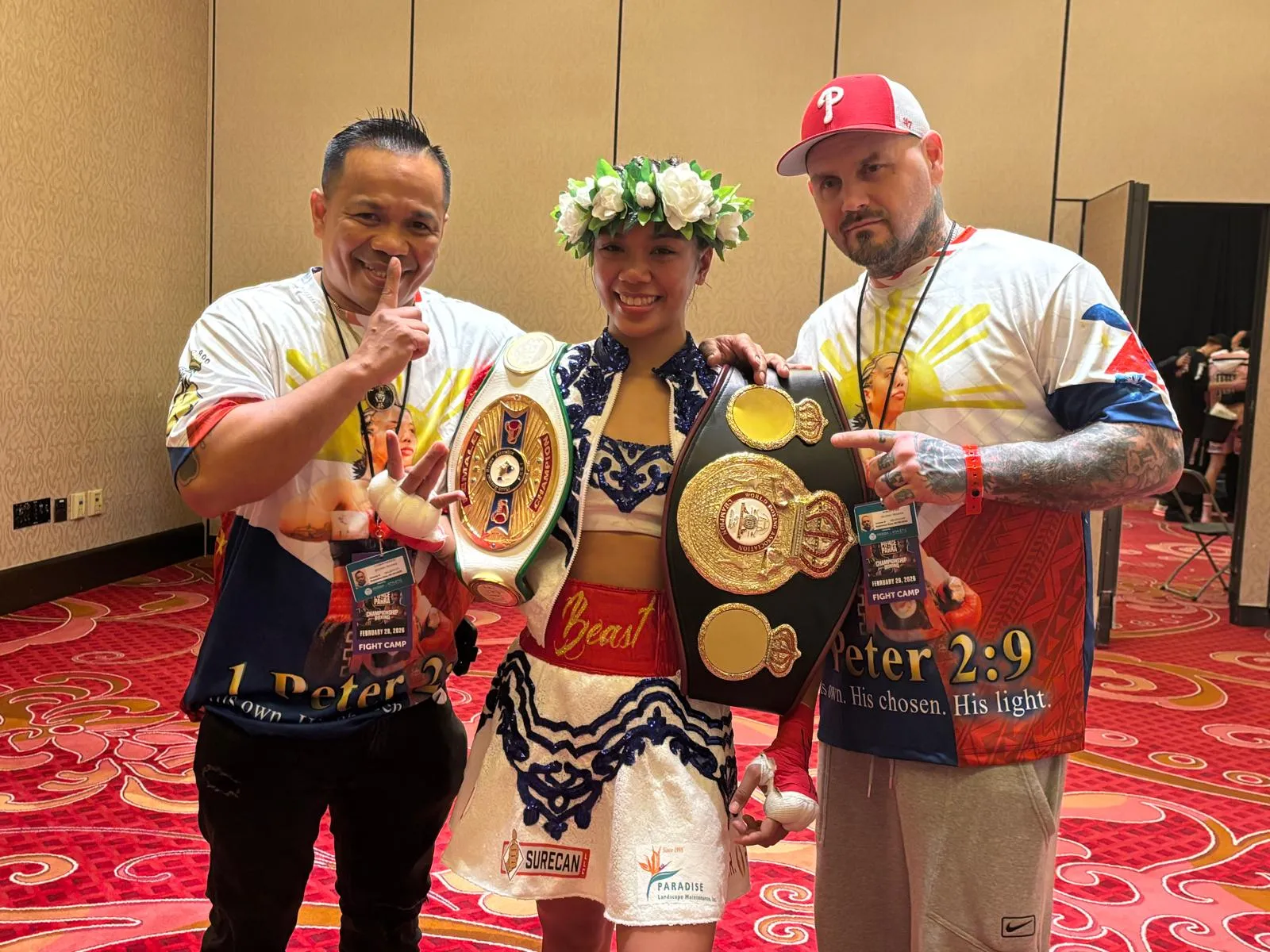 Shera Mae Patricio on course for undisputed showdown with Cherneka Johnson