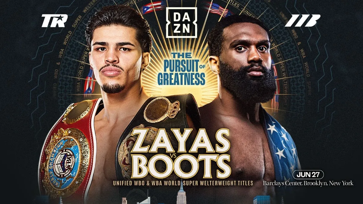 Xander Zayas fights Jaron Ennis in Brooklyn on June 27
