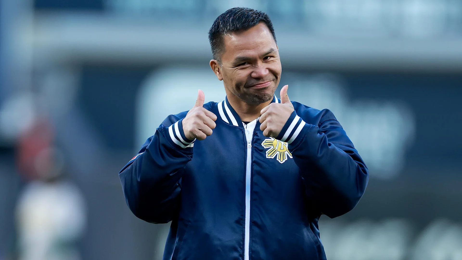 Watch Manny Pacquiao throw first pitch at Yankees game