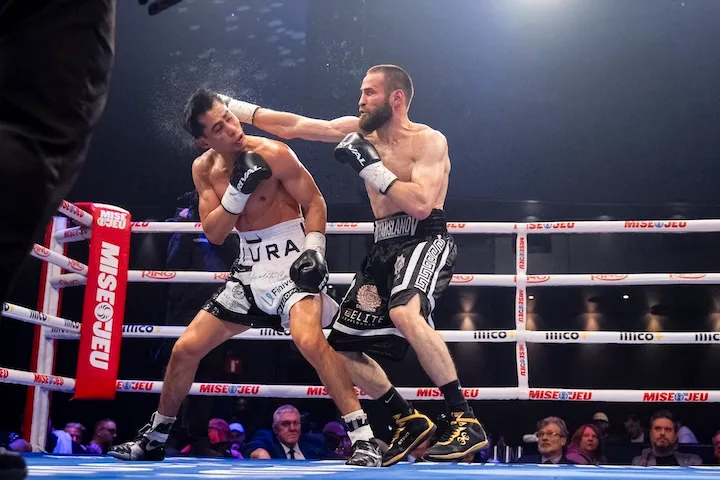 Arthur Biyarslanov holds strong, stops Jimerr Espinosa in seven