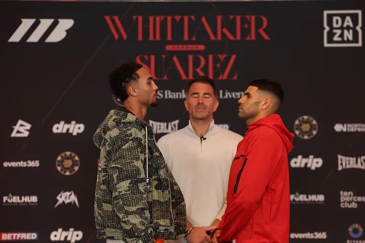 Ben Whittaker weighs more than 180lbs for battle with Braian Suarez