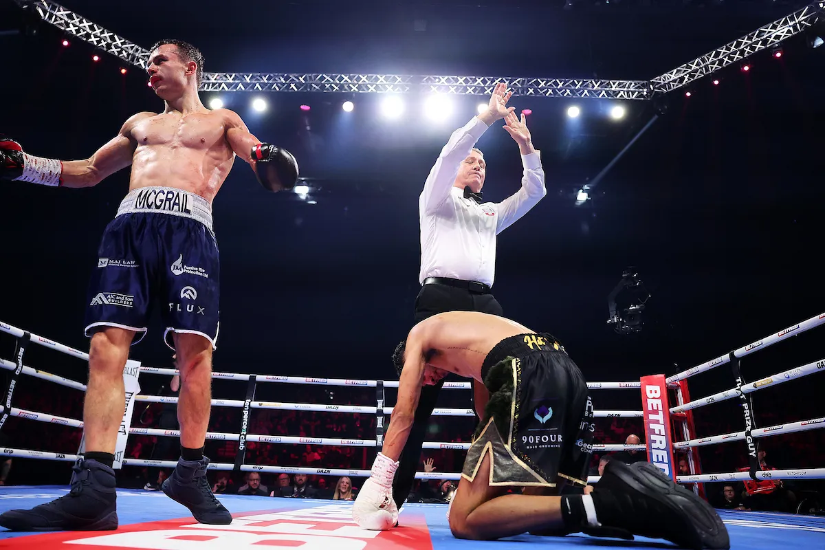Joe McGrail turns on the style to stop Aaron Hayden in five rounds