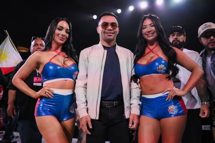 Manny Pacquiao on Floyd Mayweather Jnr rematch: ‘The fight is on’