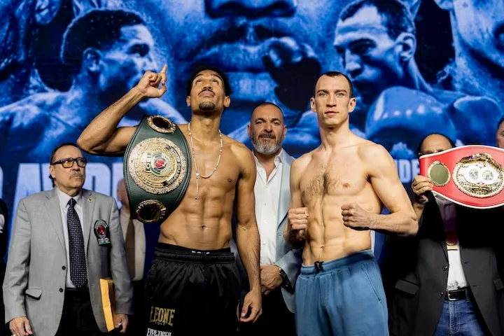 Osleys Iglesias, Pavel Silyagin on weight for Thursday title bout