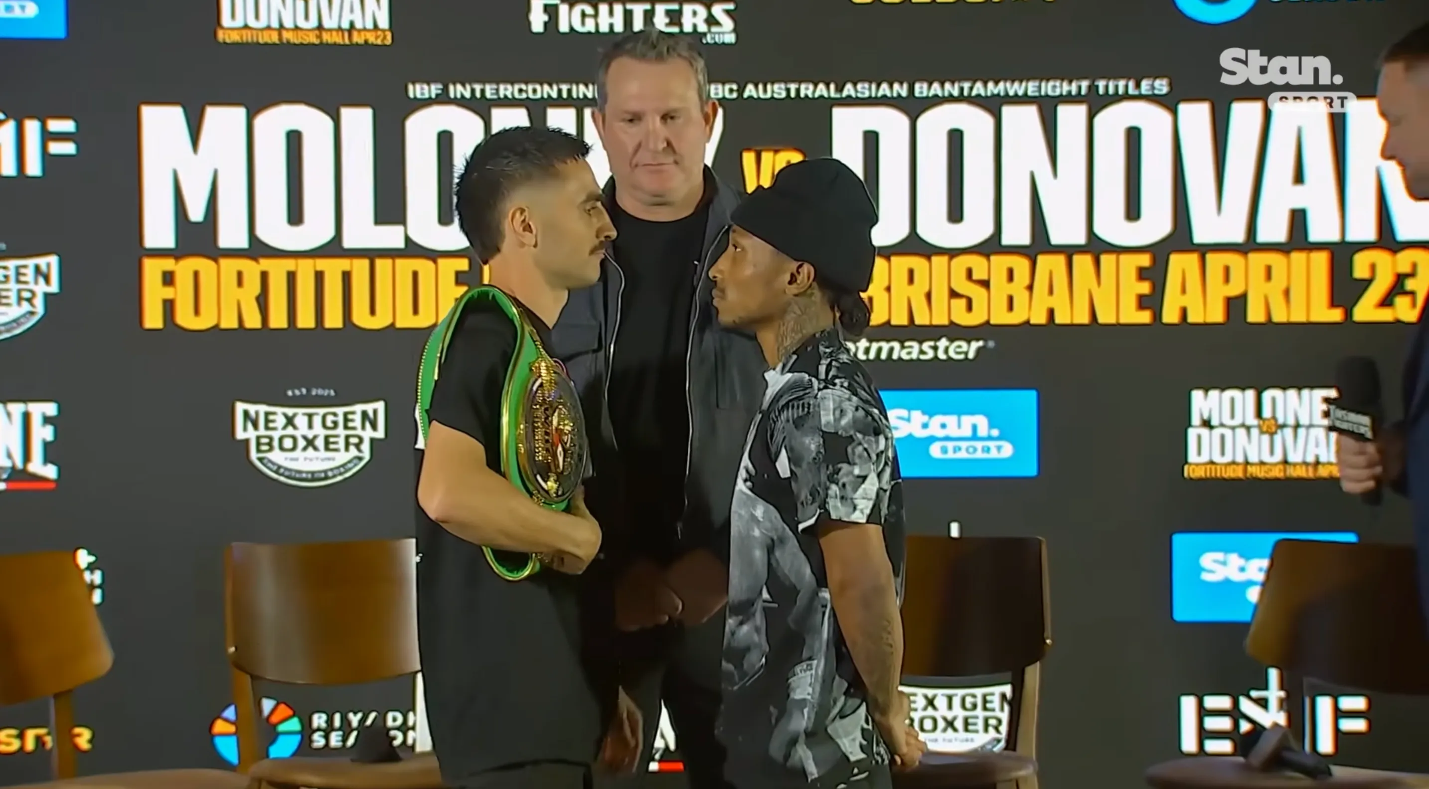 Andre Donovan, after first real camp, seeks a breakout vs Jason Moloney