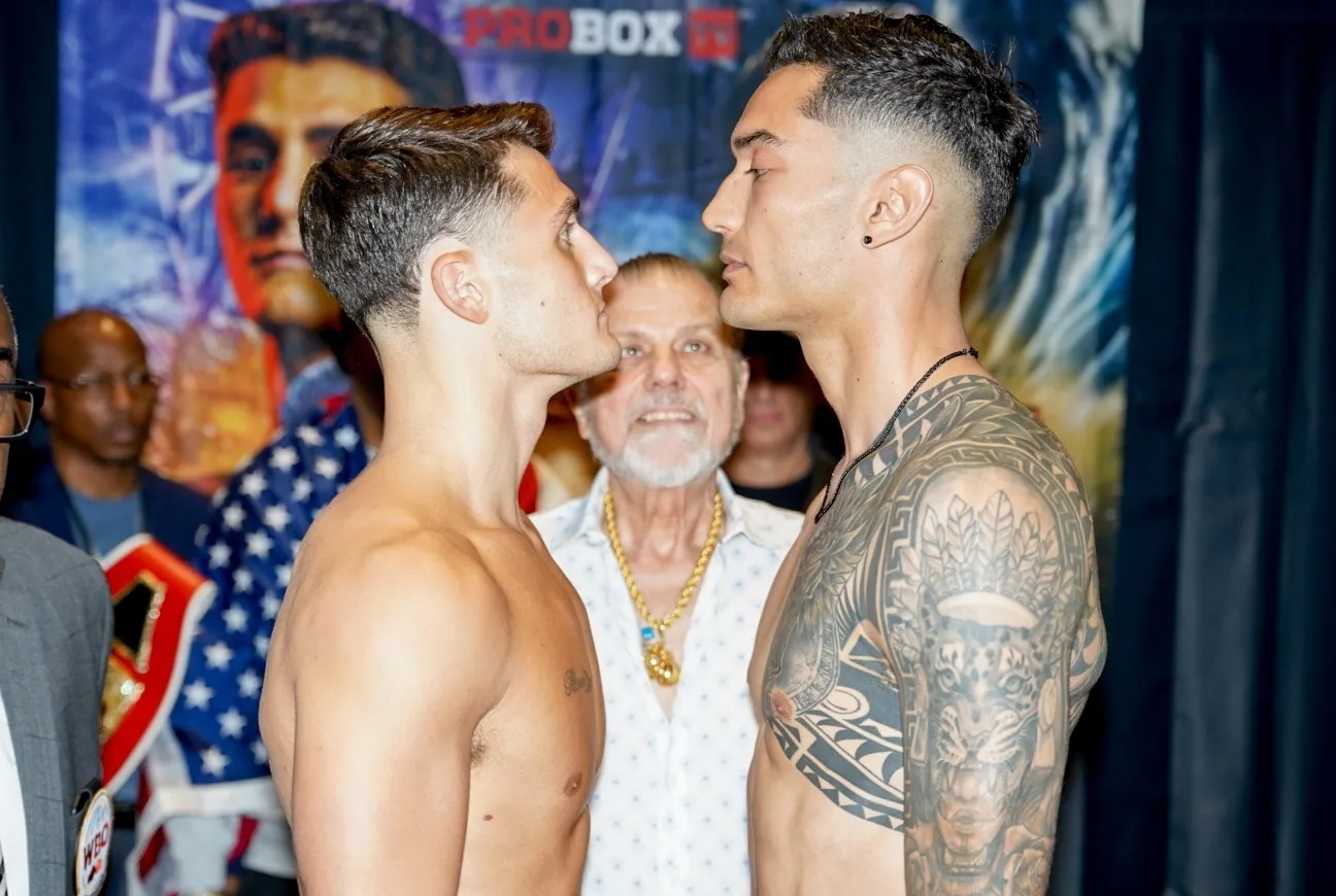 Vito Mielnicki Jnr, Omar Huerta make weight in Atlantic City