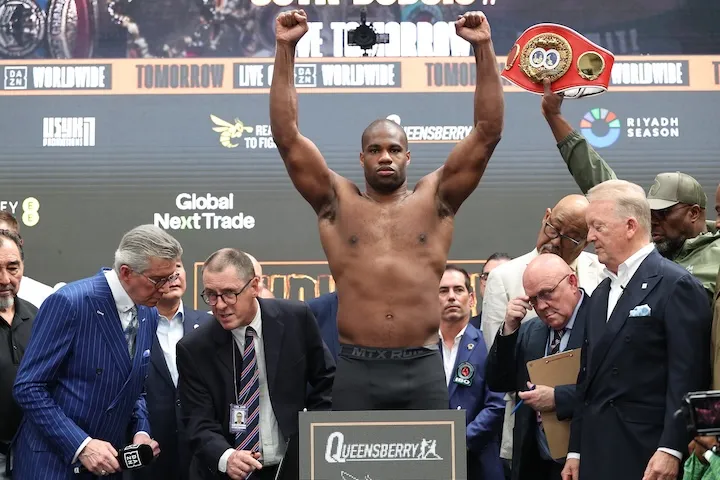 Daniel Dubois at his heaviest ahead of Fabio Wardley challenge