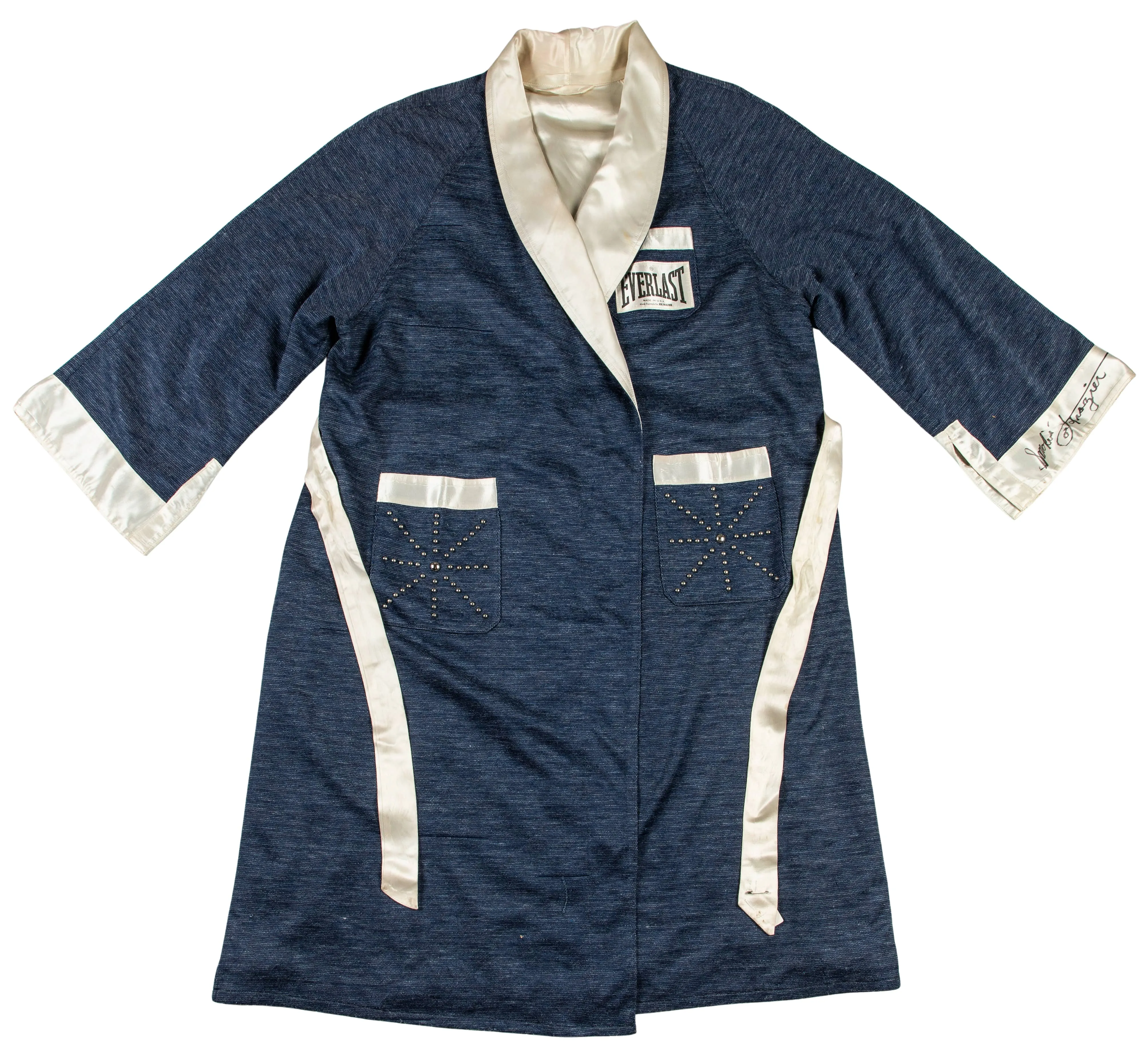 Joe Frazier robe, from the Thrilla in Manila, to be auctioned
