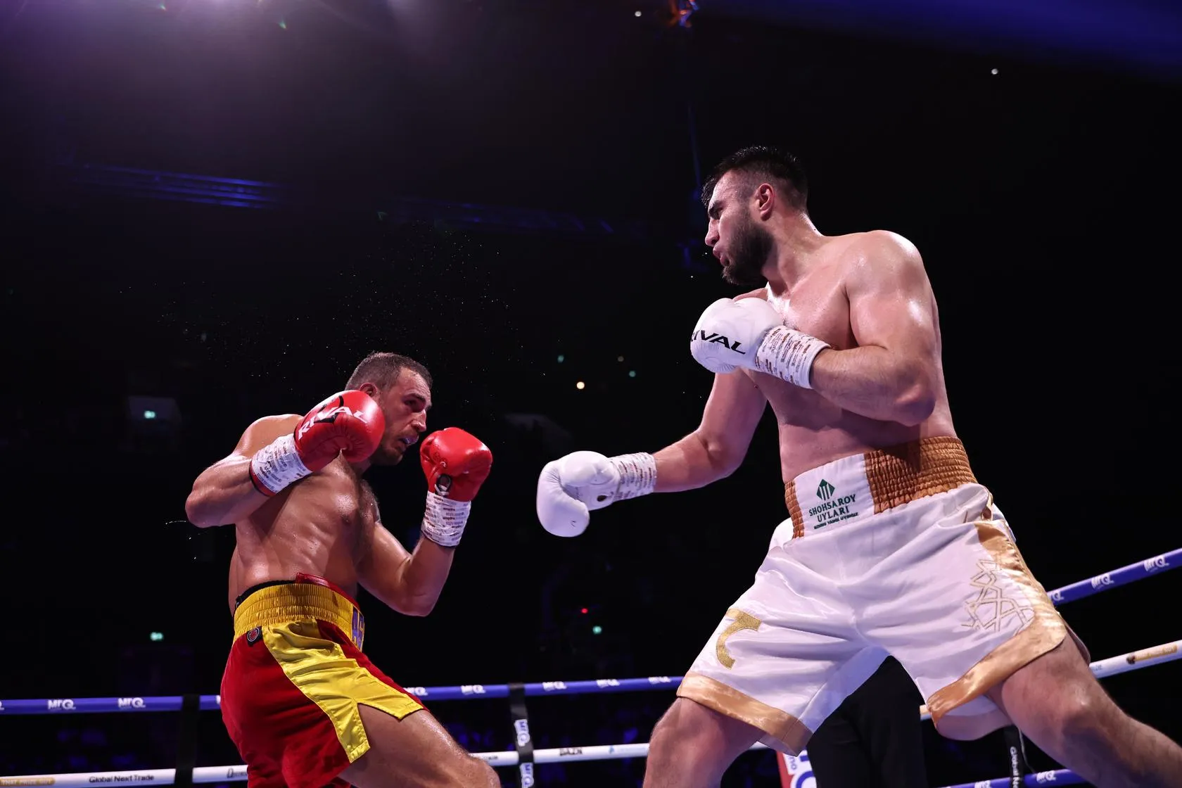 Bakhodir Jalolov claims stoppage of Agron Smakici on UK debut