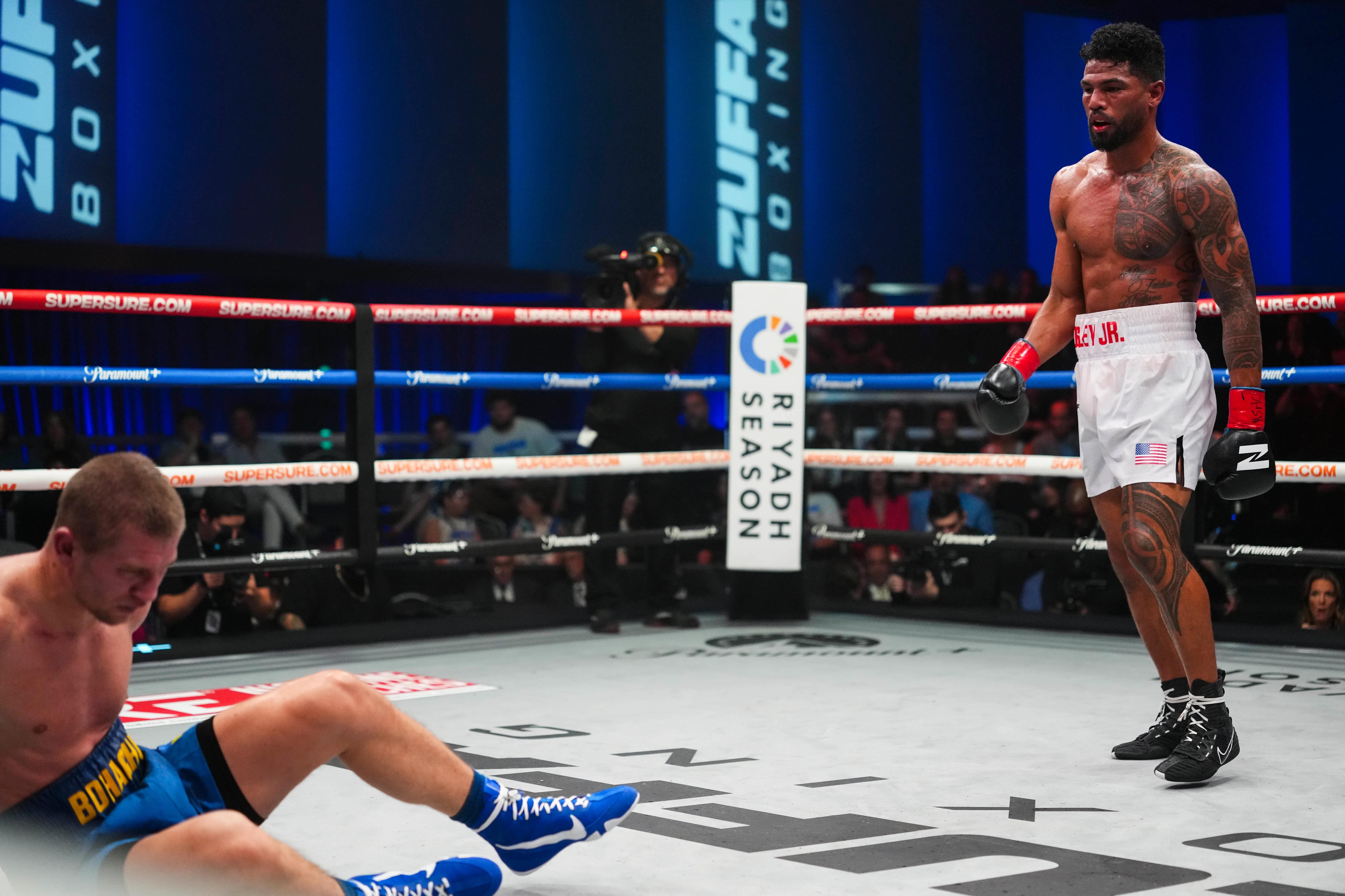 Shane Mosley Jnr scores biggest career win with stoppage of Serhii Bohachuk