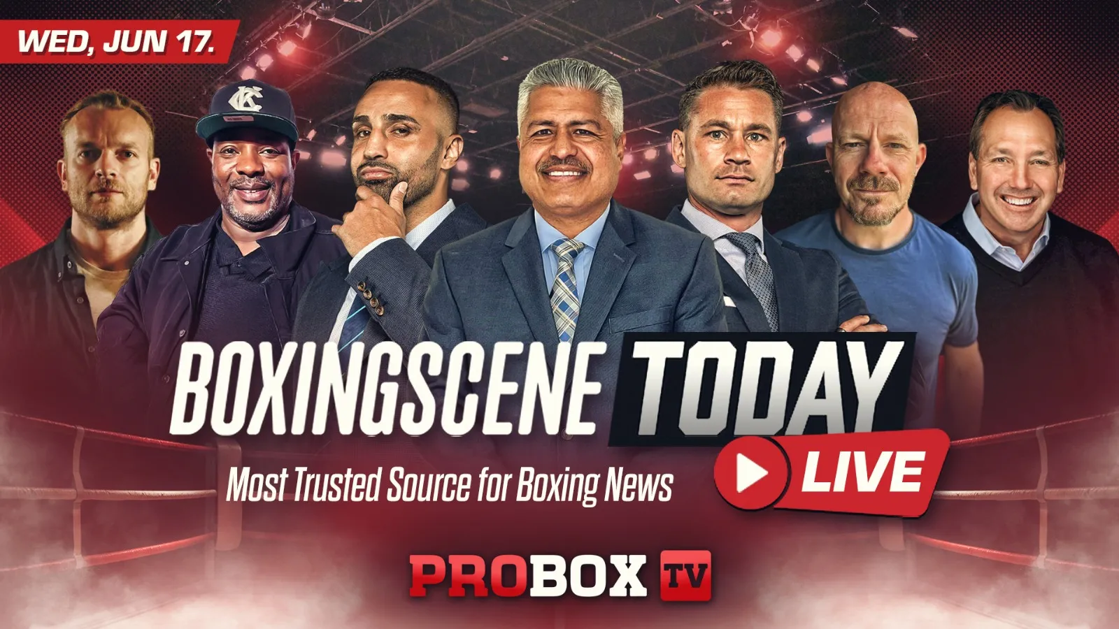 BoxingScene Today for June 17, 2026 – Things turn serous