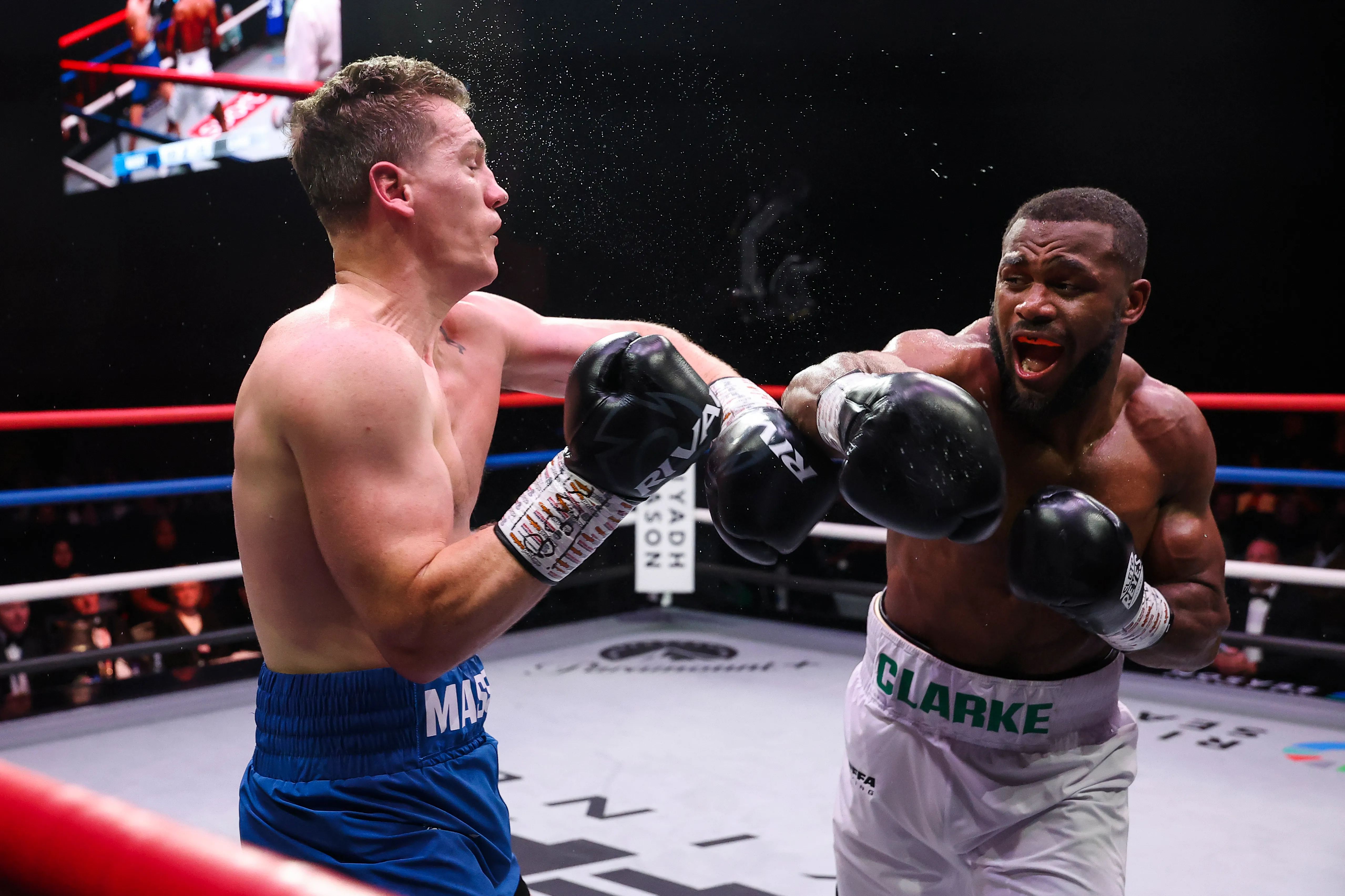 Cheavon Clarke stops Jack Massey in seven wild rounds