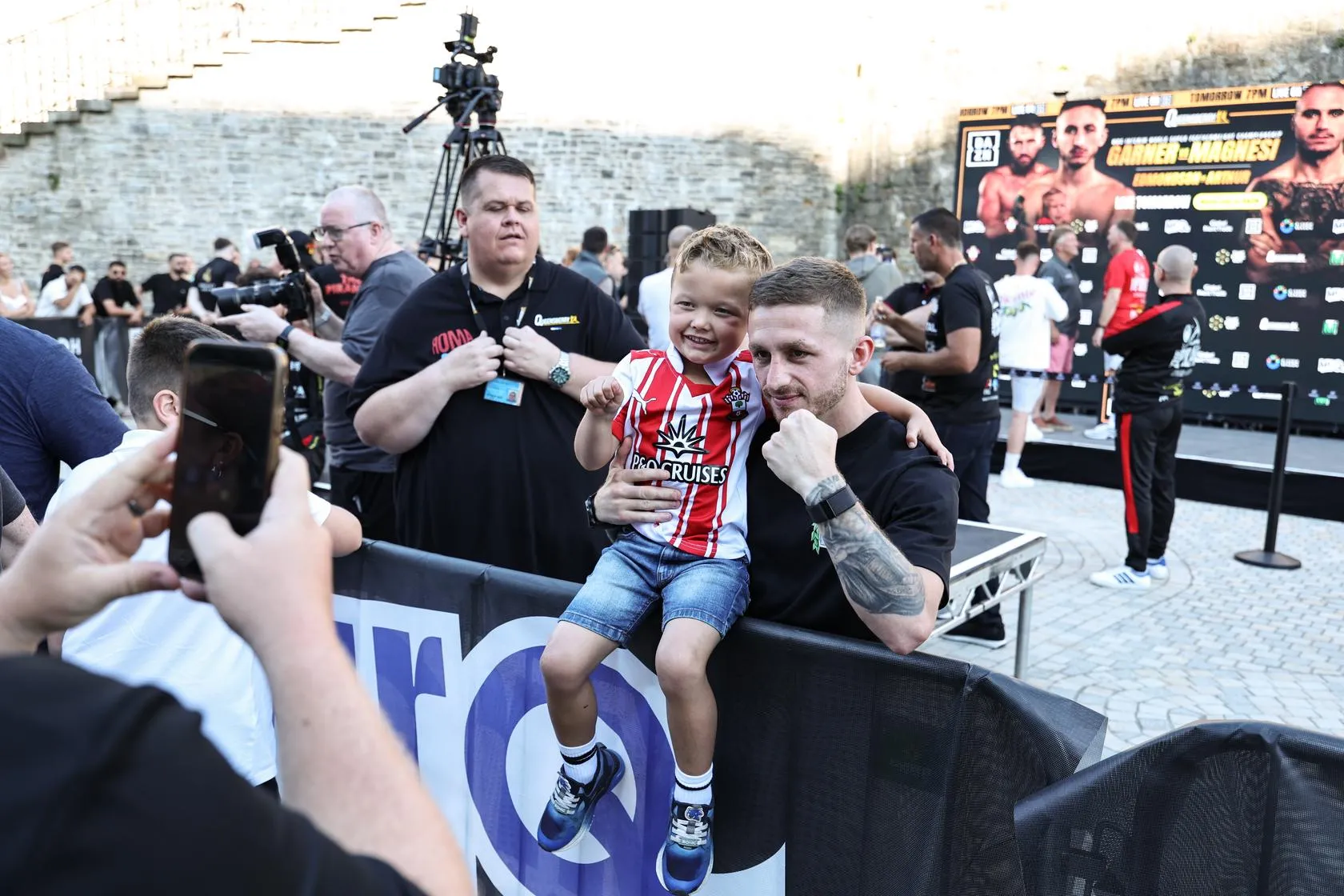 Ryan Garner, with O'Shaquie Foster in his sights, hoping to put Southampton on the boxing map