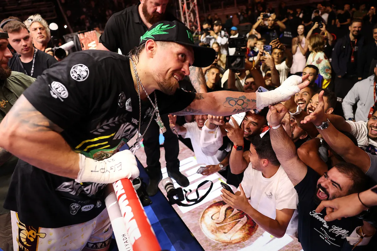 Oleksandr Usyk wants to 'help move the sport forward' by relinquishing titles