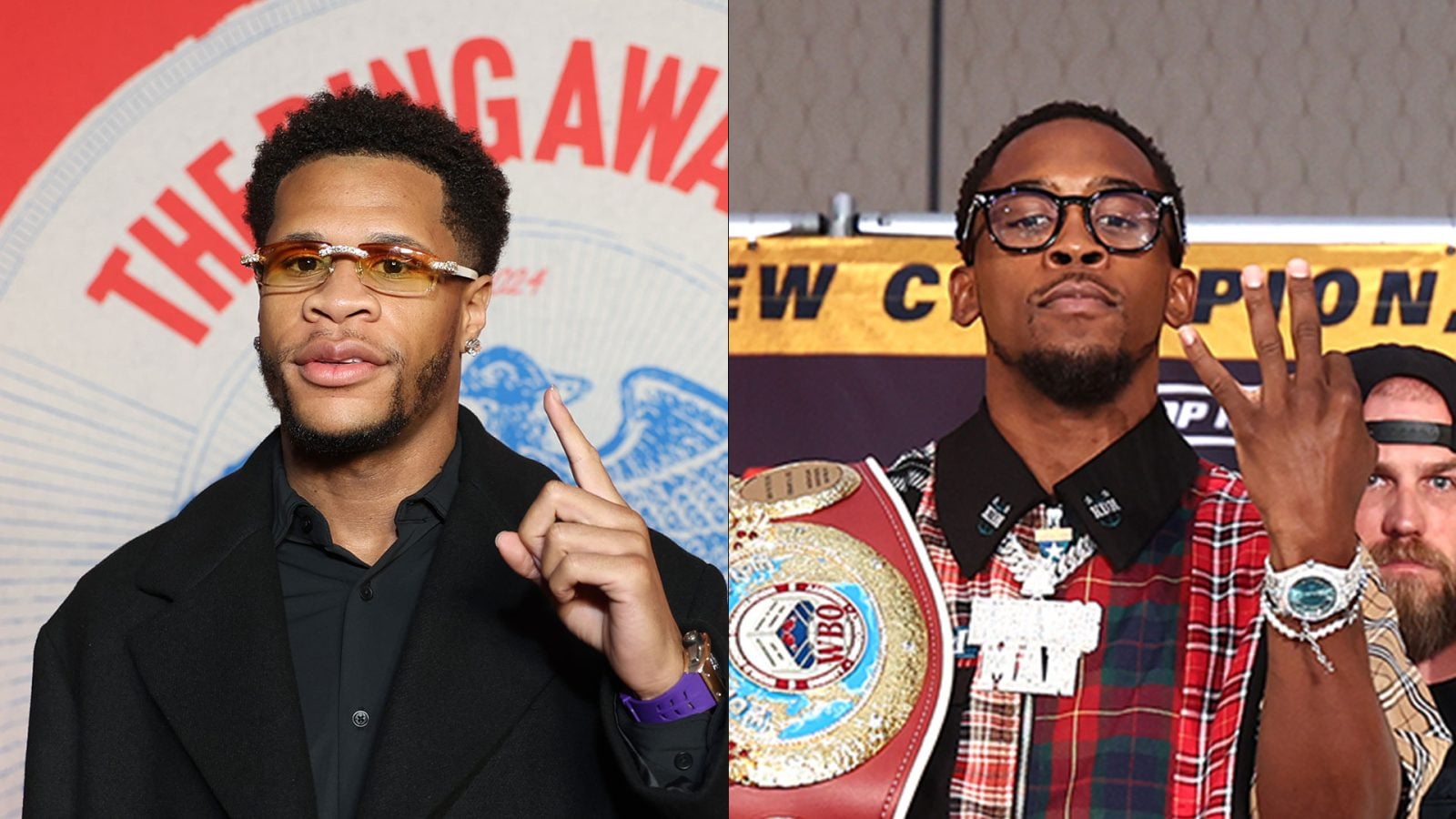 Devin Haney & Keyshawn Davis Pose Ahead Of Recent Fights Announcements