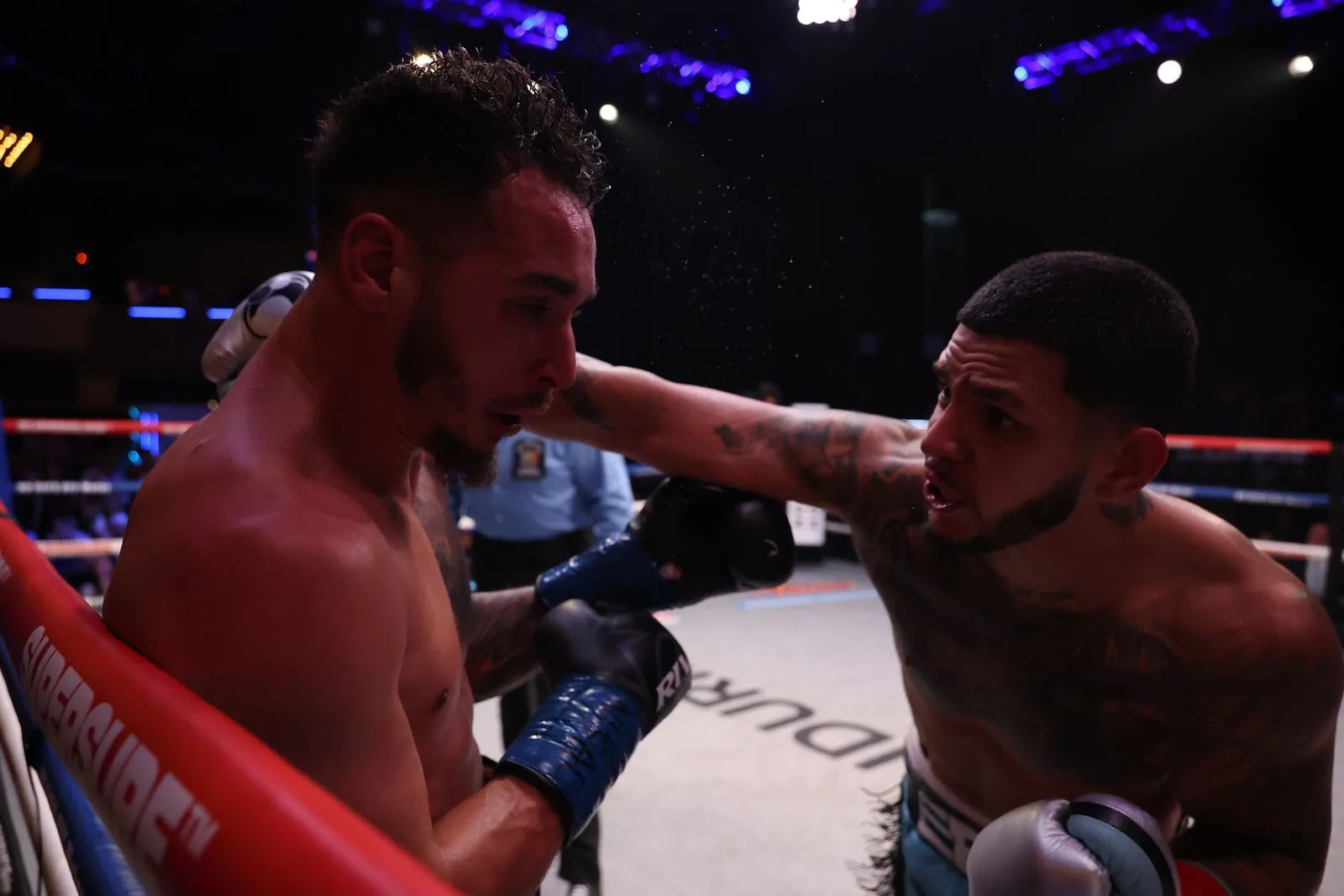 Edgar Berlanga wins exciting shootout, gets off canvas to stop Steven Butler in seven