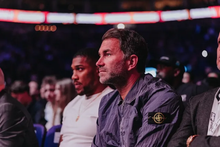 Anthony Joshua and Eddie Hearn 'remain firm' on Tyson Fury showdown taking place in UK