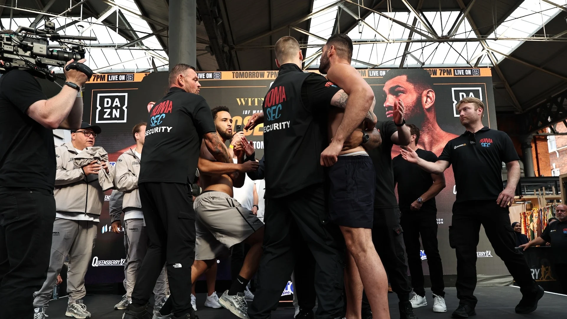 Tensions boil over as Hrgovic slaps Itauma at weigh-in