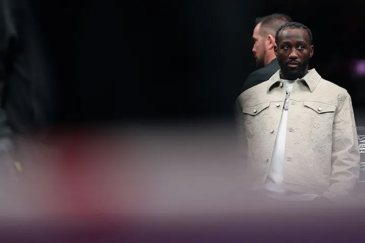 Terence Crawford back in training with Lester Martinez ahead of August 29