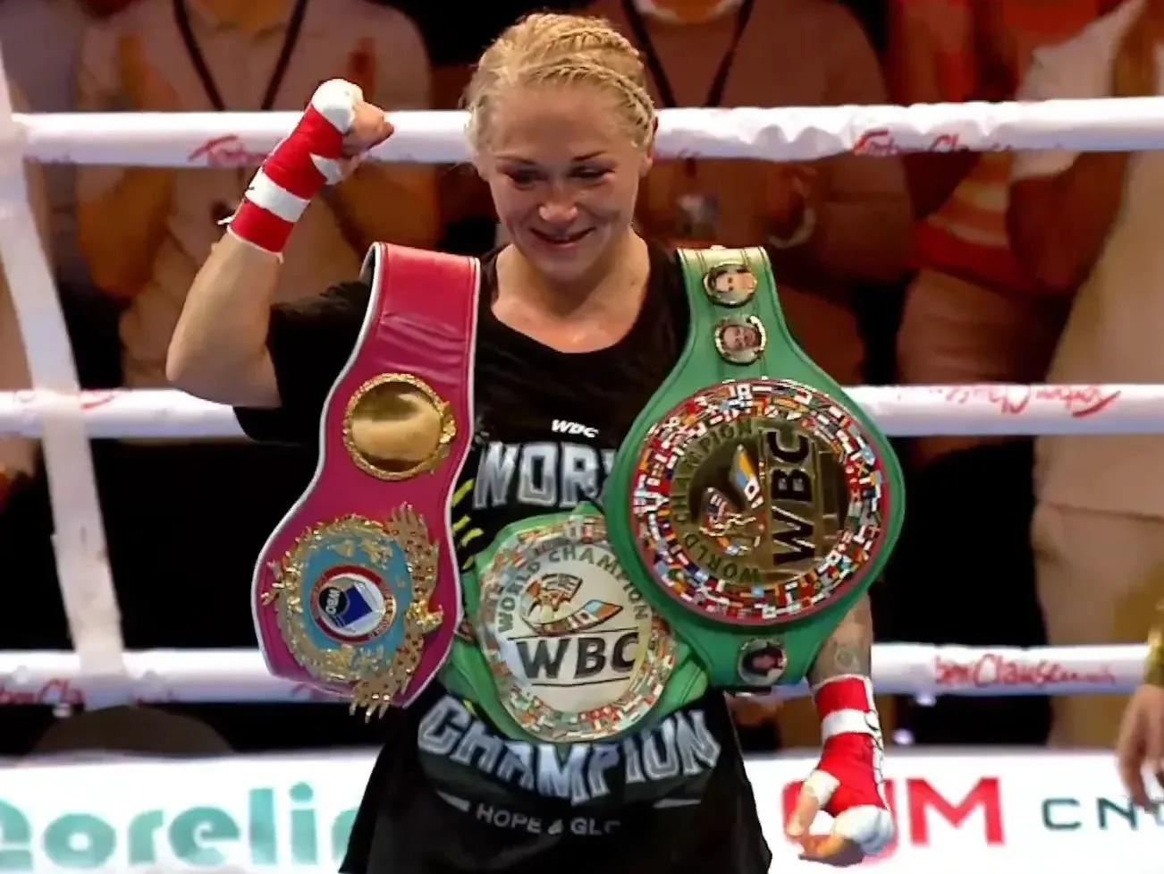 Dina Thorsland motivated to stop Cherneka Johnson