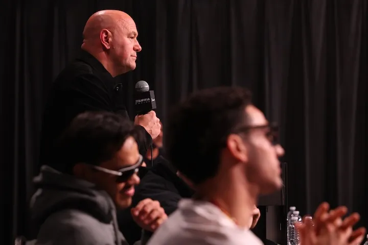 Dana White lets rip at Eddie Hearn as Fury's manager claims Joshua showdown is '100 per cent on'