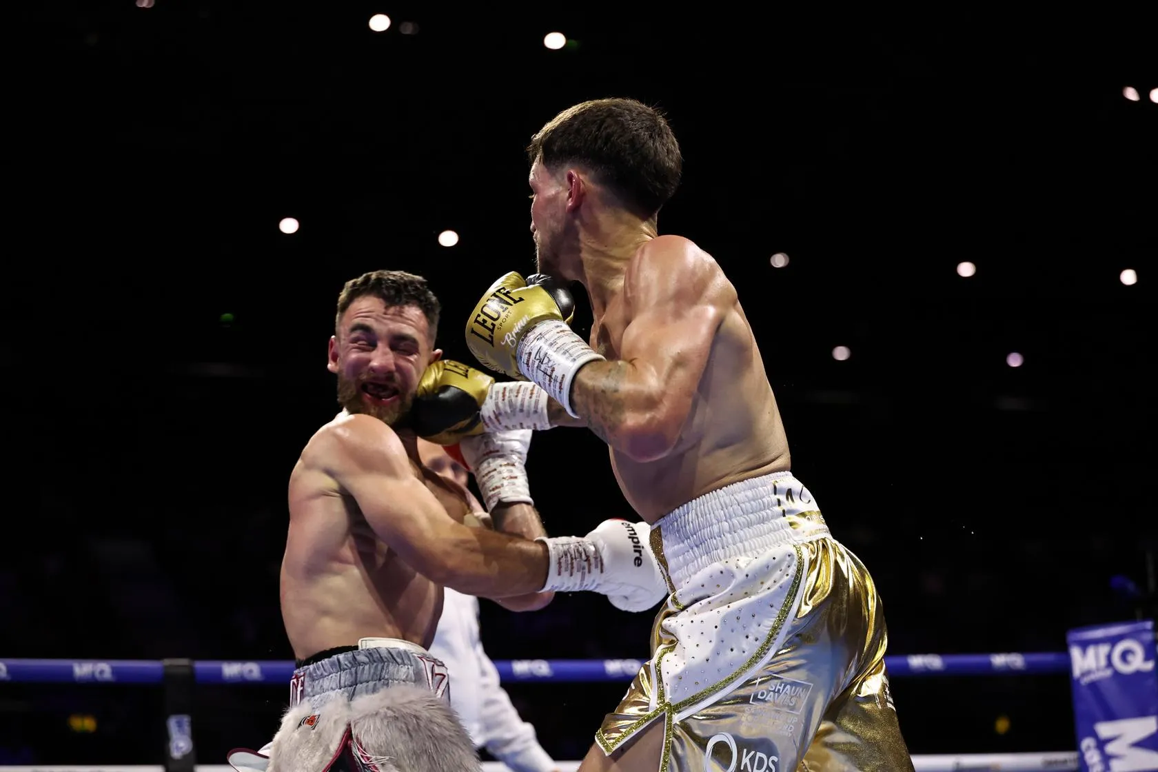 Liam Davies halts brave Nathaniel Collins in seven rounds