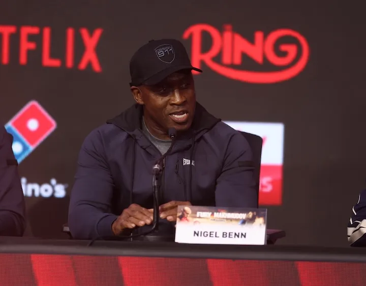 Nigel Benn insists Conor Benn is 'not weight drained, he's in good shape'