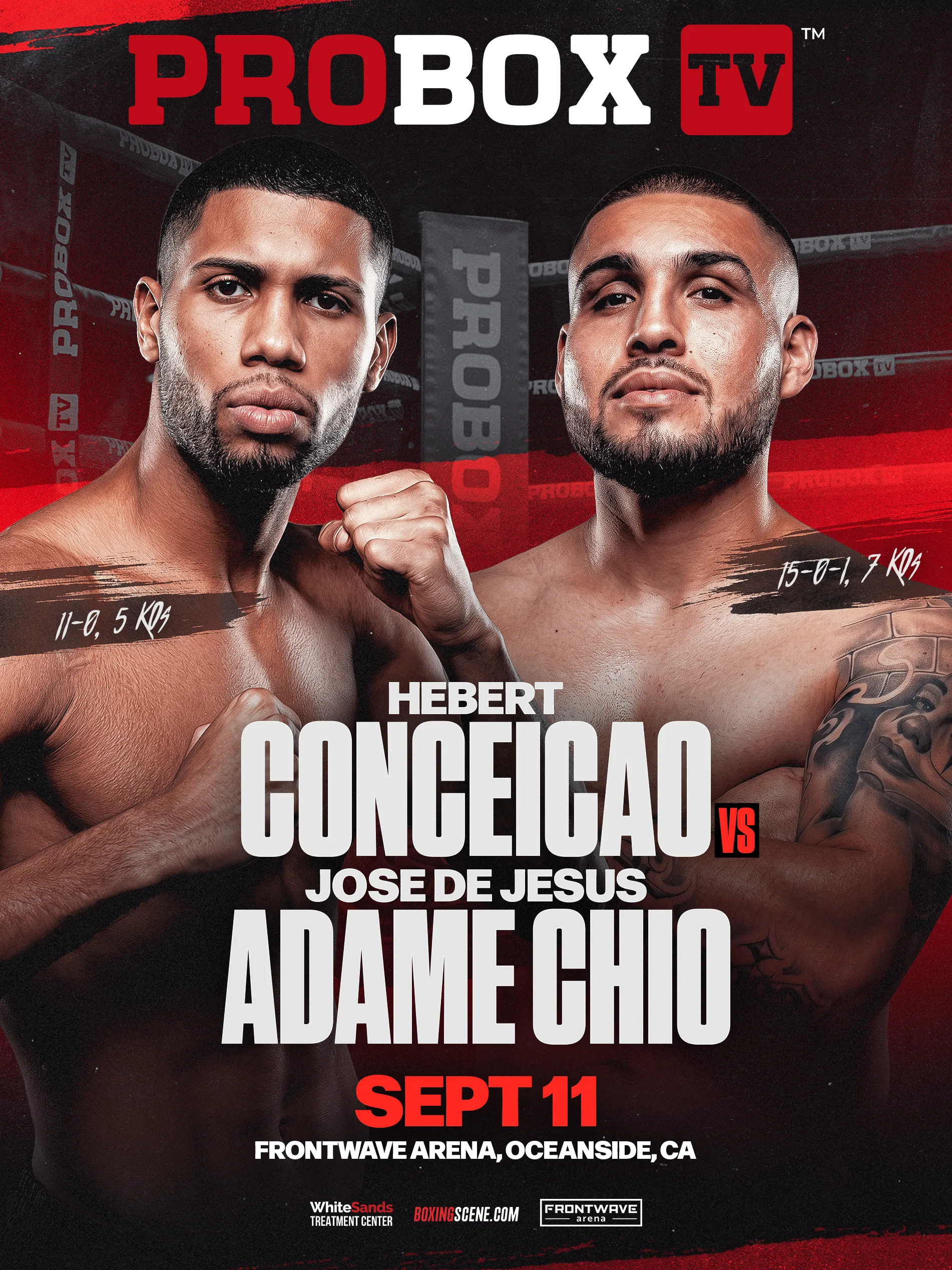 Hebert Conceicao Sousa to face Jose de Jesus Adame Chio on ProBoxTV, September 11