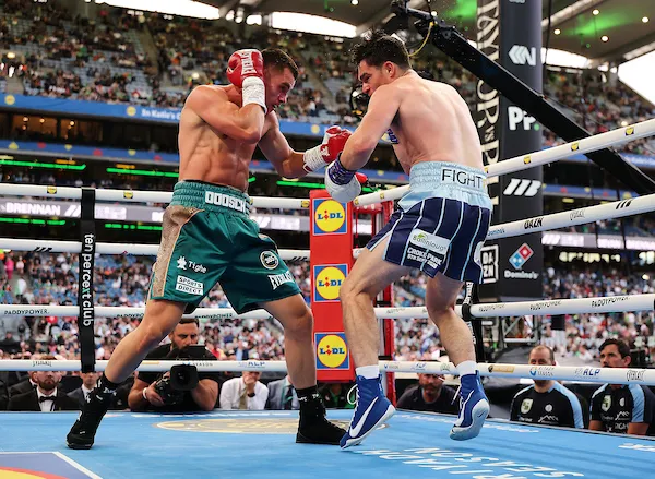 Taylor Bevan wipes out Emmat Brennan at Croke Park