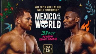 Canelo Alvarez to challenge Christian Mbilli for WBC title on October 31