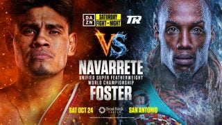 Navarrete-Foster Unification Official for October 24