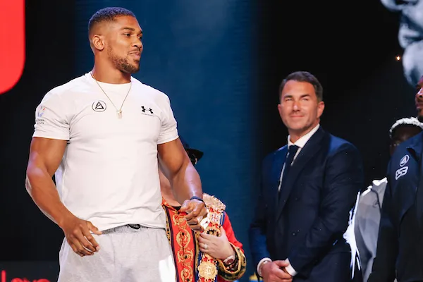 Eddie Hearn to meet Dana White over Anthony Joshua-Tyson Fury involvement: ‘We might work something out’