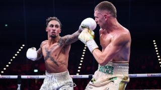 Ben Whittaker withstands Conor Wallace rally to earn Bivol mandatory shot