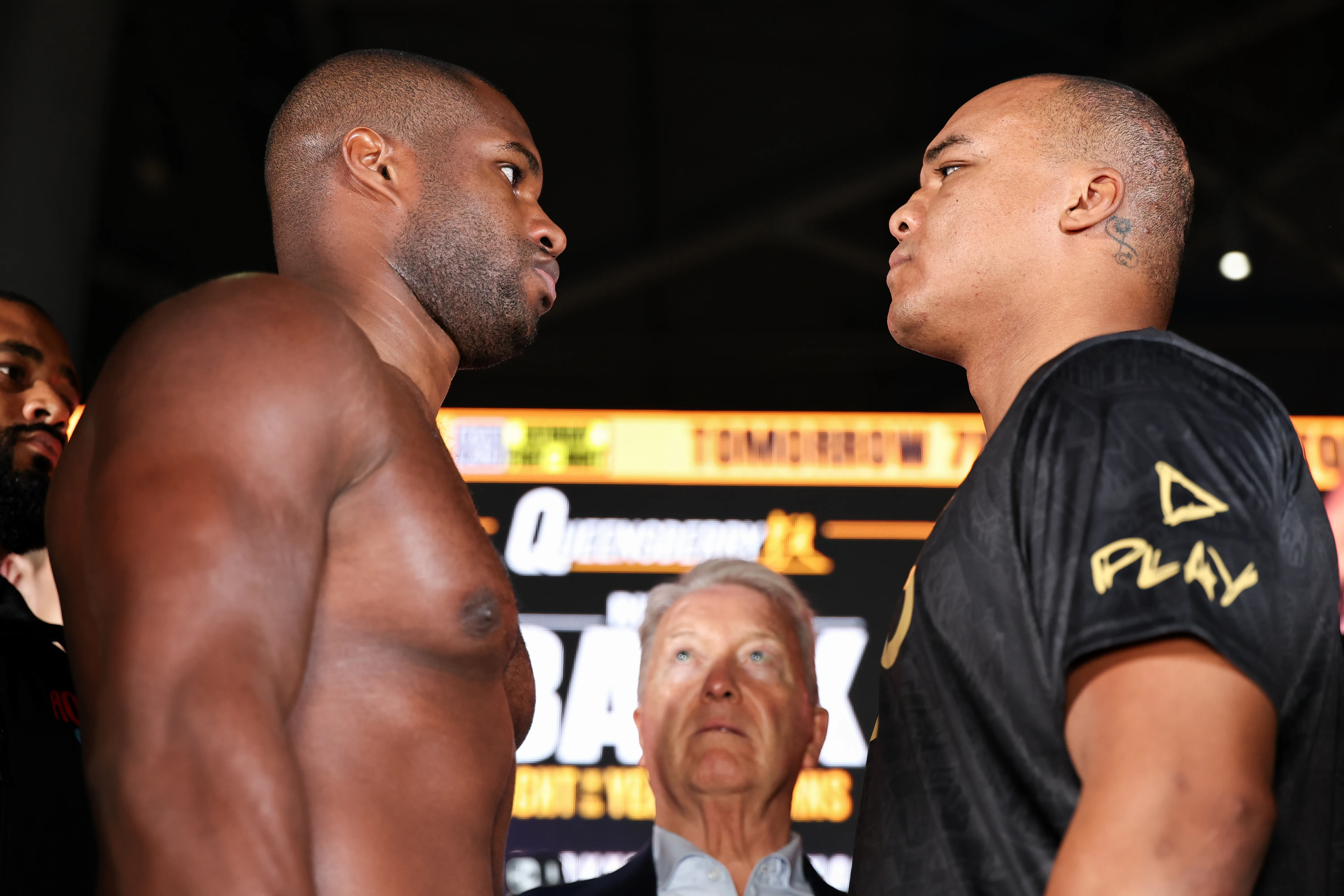 Daniel Dubois and Fabio Wardley at career heaviest weights ahead of rematch