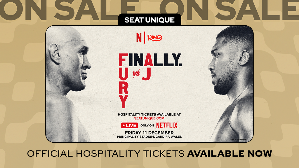 Fury vs. Joshua official hospitality partner