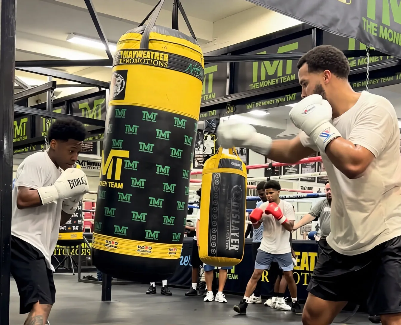 Moses Itauma spotted training at Floyd Mayweather's gym ahead of ring return