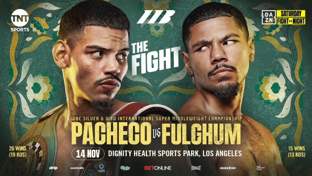 Promotional poster for Pacheco vs. Fulghum.